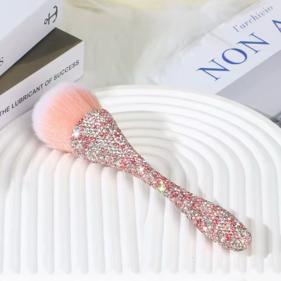 Rose Diamond Nail Brush