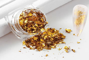 24K Luxe Gold Foil Flakes for Nail