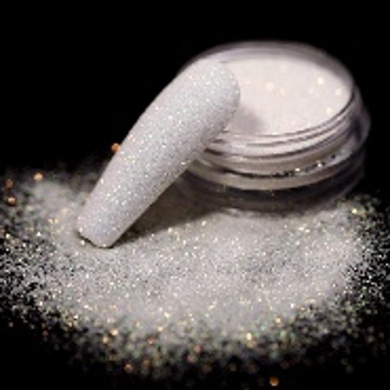 Diamond Dust White Glitter Acrylic Powder