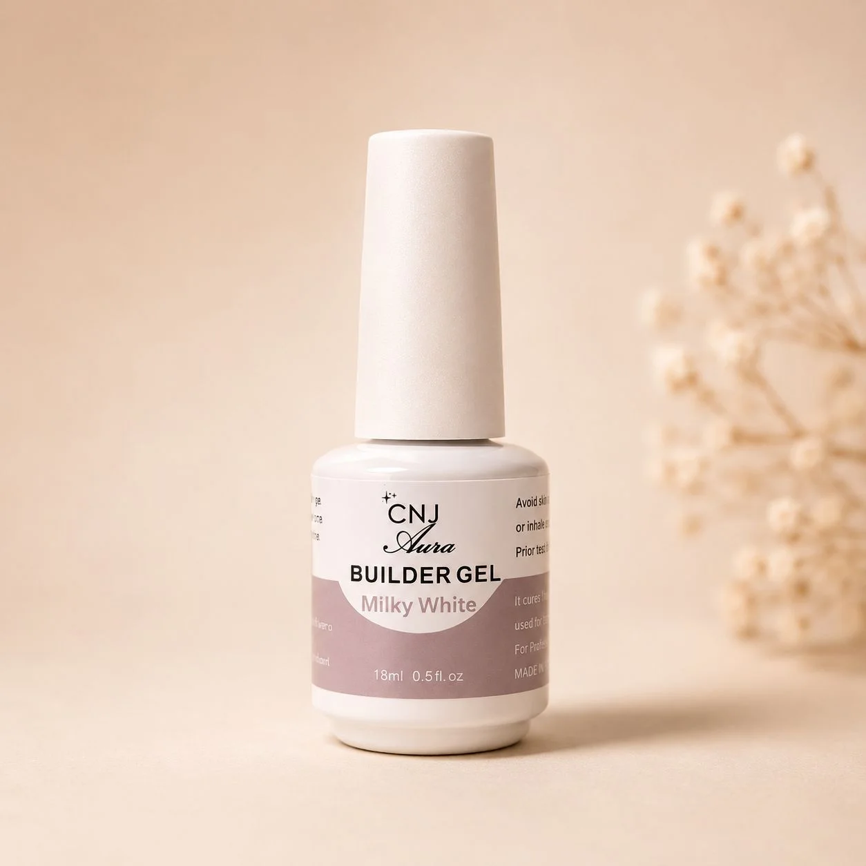 CNJ Builder Gel 18ML- Milky White